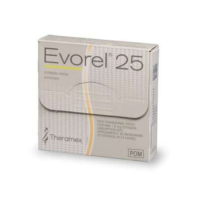Evorel 25mcg transdermal patch supplied by haloiv for professional and clinical use. A prescription-only low-dose estradiol patch used in hormone replacement protocols under medical supervision. Suitable for clinics, women’s health practitioners, and healthcare professionals. Available in bulk and wholesale quantities for clinical use.