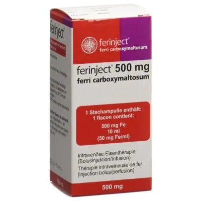 Ferinject 500mg/10mL (5 Vials)