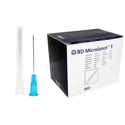 BD Microlance 3 Needles Blue 23G x 1"