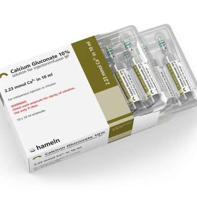 Calcium Gluconate 10% IV Injection supplied by HaloIV for professional and clinical use. A prescription-only sterile calcium supplement used to treat or prevent low calcium levels in patients under medical supervision. Suitable for use in hospitals, infusion centers, and medical clinics. Available in bulk and wholesale quantities for healthcare professionals.