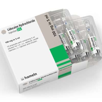 Lidocaine 2% 100mg Injection supplied by haloiv for medical and professional use. A prescription-only local anaesthetic used for pain management, minor surgical procedures, and diagnostic interventions in clinical settings. Suitable for hospitals, dental practices, and healthcare professionals. Available in bulk and wholesale quantities for clinical use.
