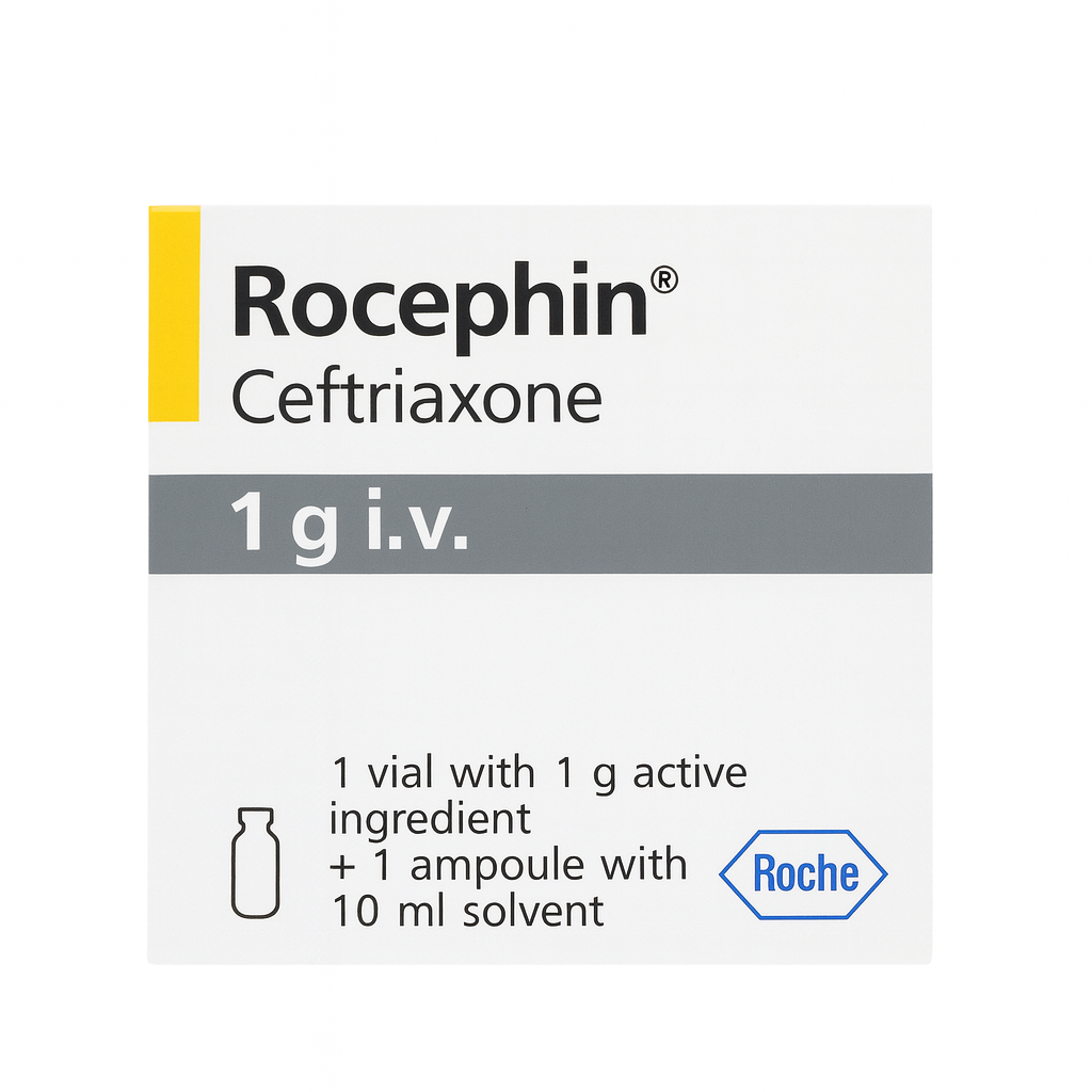 Ceftriaxone 1g IV Injection – Broad-Spectrum Antibiotic | Wholesale Supply for Clinics by HaloIV
