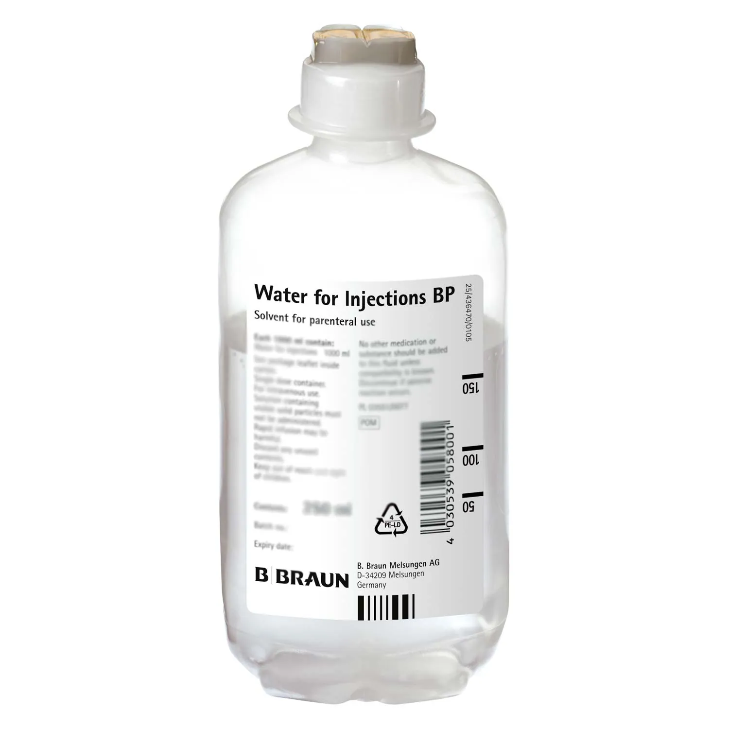 Water for Injection 100mL (Pack of 25) – Sterile WFI for Clinical Use | Wholesale Supply from haloiv